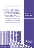 Slovenská štatistika a demografia 3/2020 / Slovak Statistics and Demography 3/2020