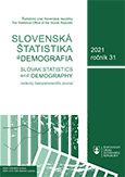 Slovenská štatistika a demografia 1/2021 / Slovak Statistics and Demography 1/2021