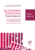 Slovenská štatistika a demografia 3/2015 / Slovak Statistics and Demography 3/2015